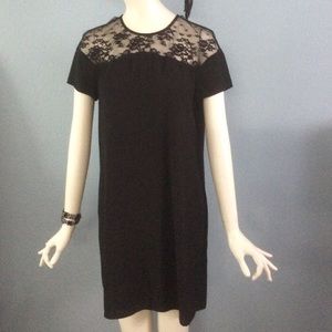 Zara Basic Black Baby Doll Dress NWOT